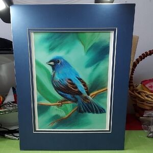 Blue Bird Art Print